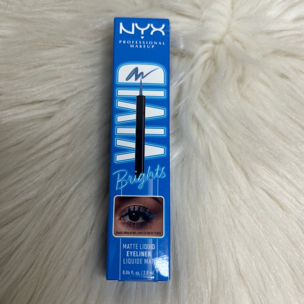 *NEW* NYX Vivid Brights Longwear Matte Liquid Eyeliner - Cobalt Crush